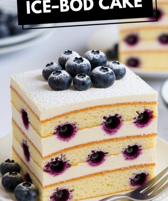 Lemon Blueberry Icebox Cake