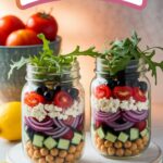 Mason Jar Greek Salad