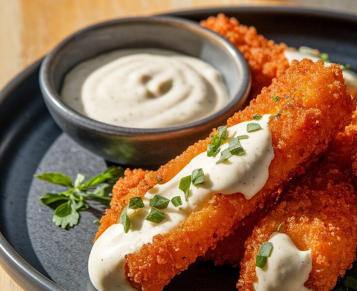 Nashville Hot Mozzarella Sticks