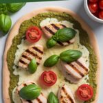 Quick and Flavorful Pesto Chicken Flatbreads