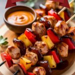 Sweet Teriyaki Chicken Pineapple Kabobs