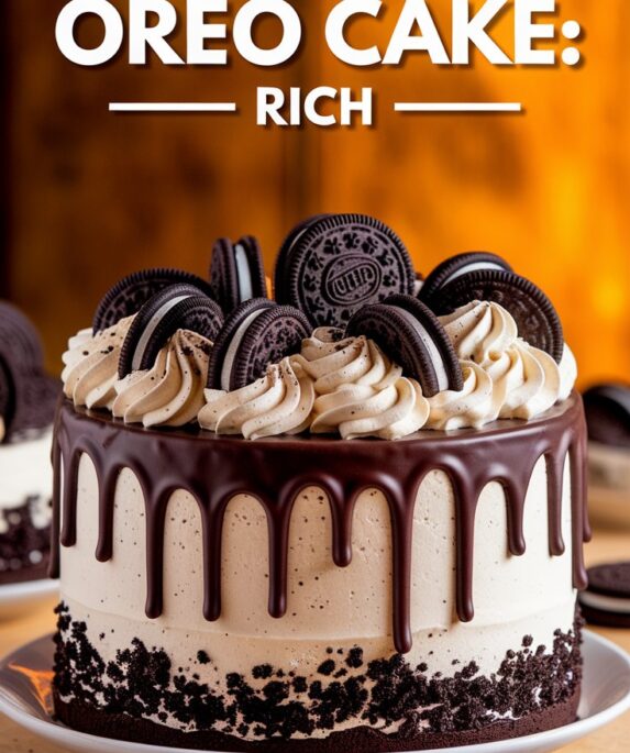 Ultimate Oreo Dump Cake : Rich