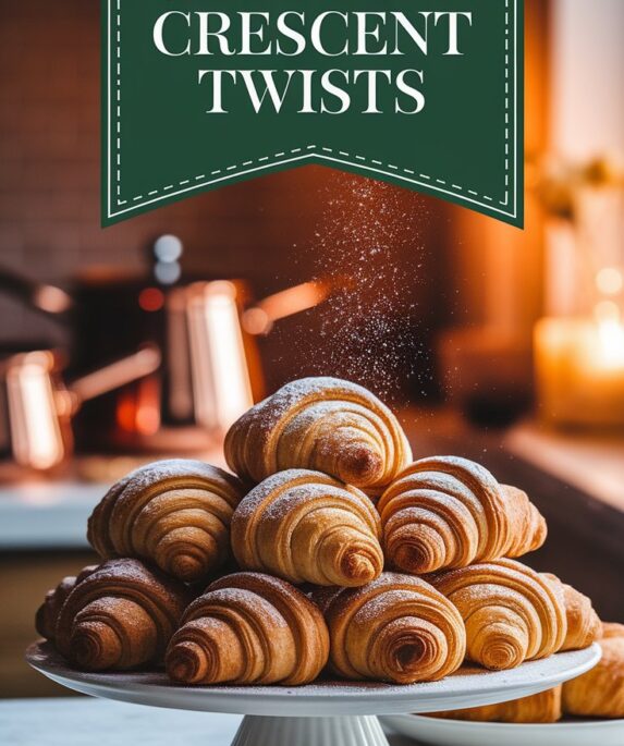 Warm Cinnamon Crescent Twists