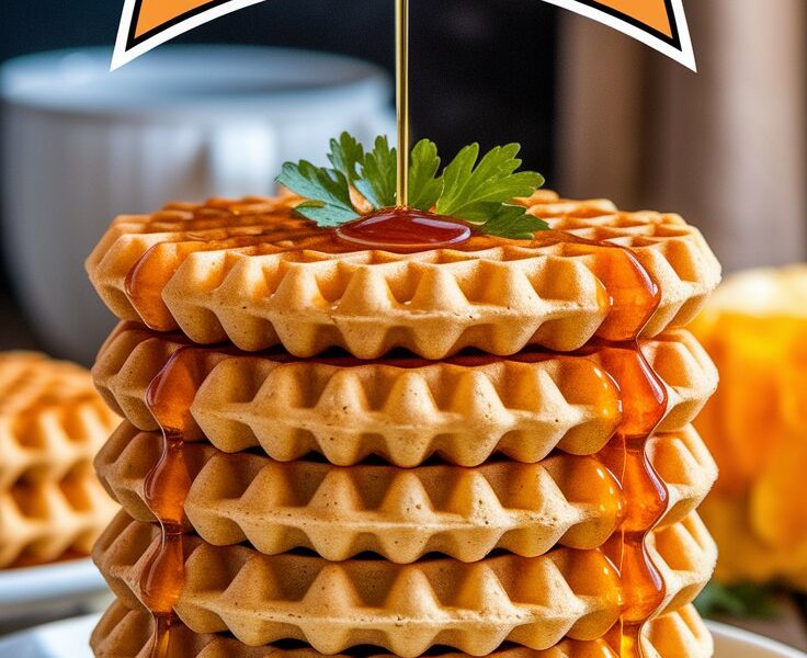 Jalapeño Cheddar Cornbread Waffles