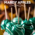 Enchanted Forest Marbled Candy Apples