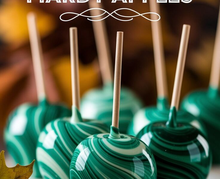 Enchanted Forest Marbled Candy Apples