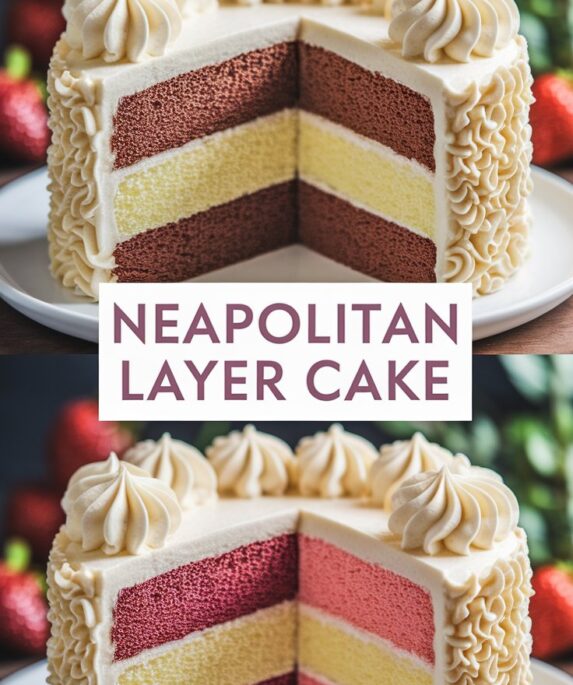 Neapolitan Layer Cake