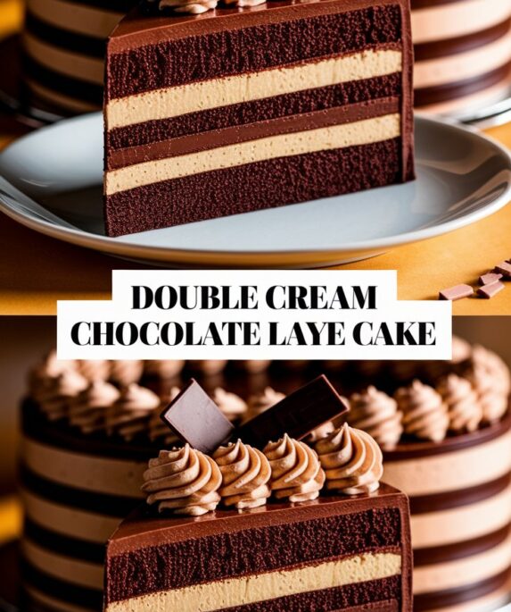 Double Cream Chocolate Layer Cake
