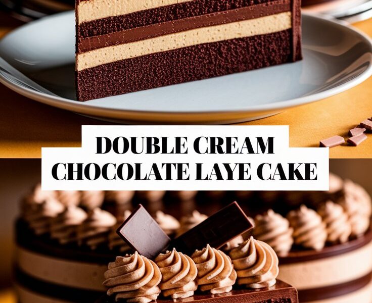 Double Cream Chocolate Layer Cake