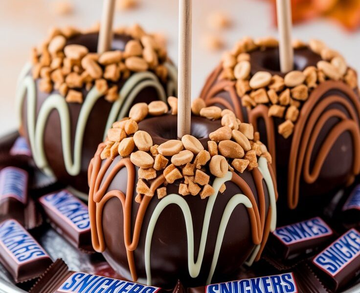 Snickers Explosion Candy Apples are a must-try treat!