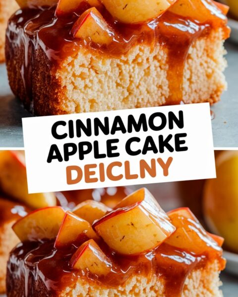 Cinnamon Apple Cake Delight