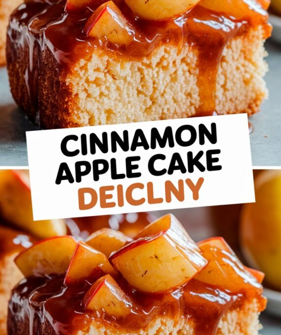 Cinnamon Apple Cake Delight