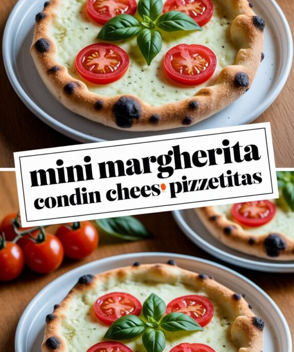 Mini Margherita Cottage Cheese Pizzettas