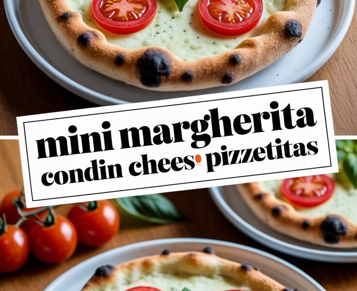 Mini Margherita Cottage Cheese Pizzettas