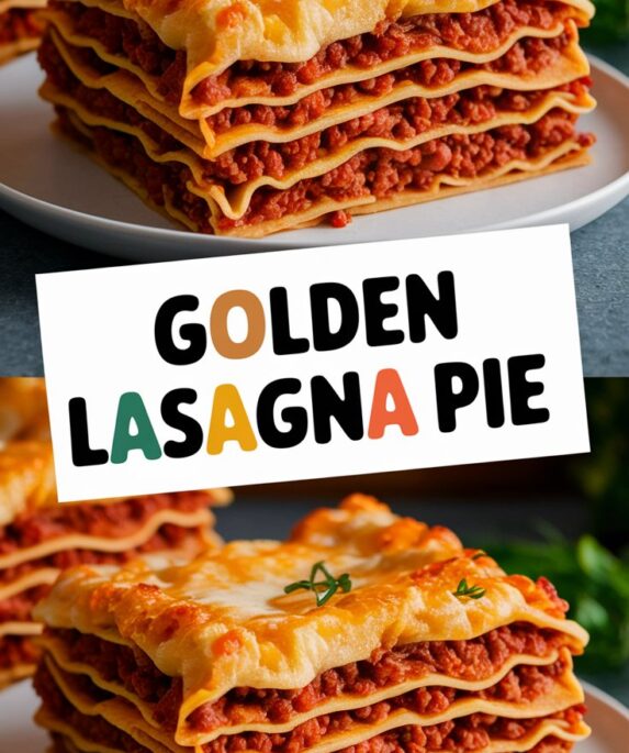 Golden Lasagna Pie