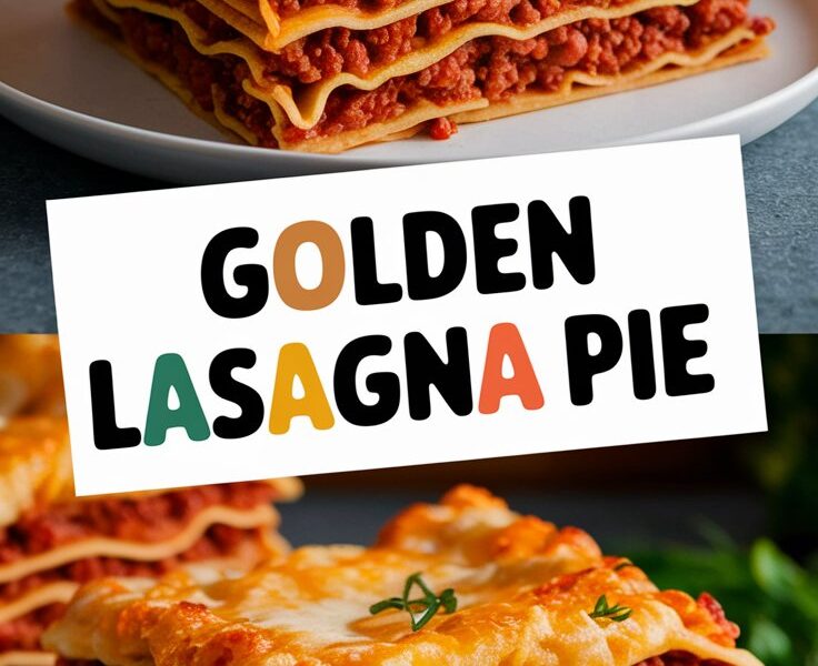 Golden Lasagna Pie