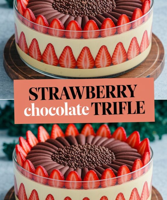 Strawberry Chocolate Trifle