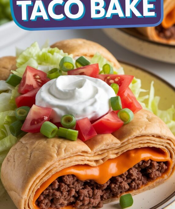 Pillsbury Crescent Roll Taco Bake