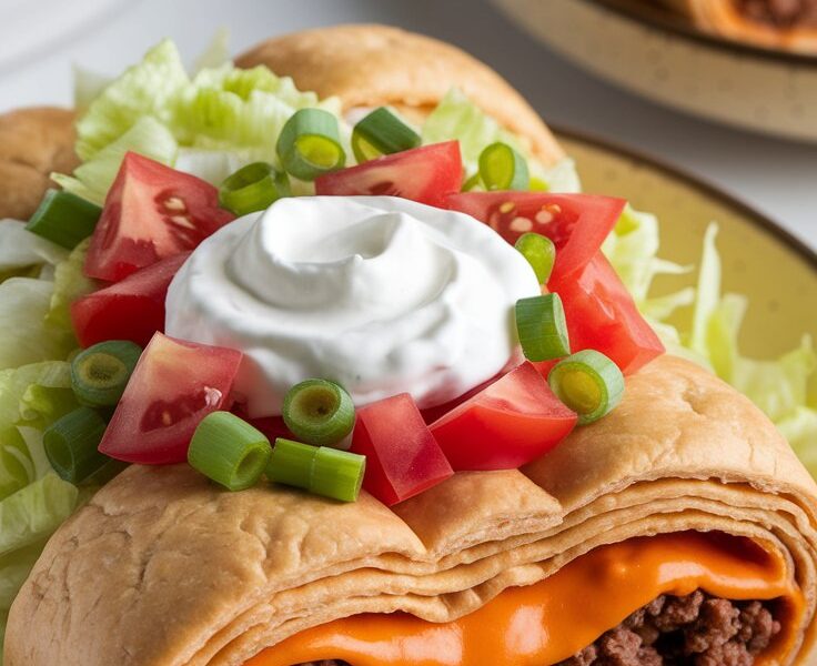 Pillsbury Crescent Roll Taco Bake