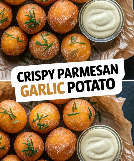 Crispy Parmesan Garlic Potato