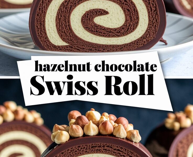 Hazelnut Chocolate Swiss Roll