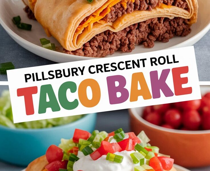 Pillsbury Crescent Roll Taco Bake