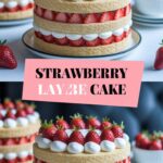 Strawberry Cloud Layer Cake